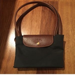 Steel Grey Medium Longchamp tote
